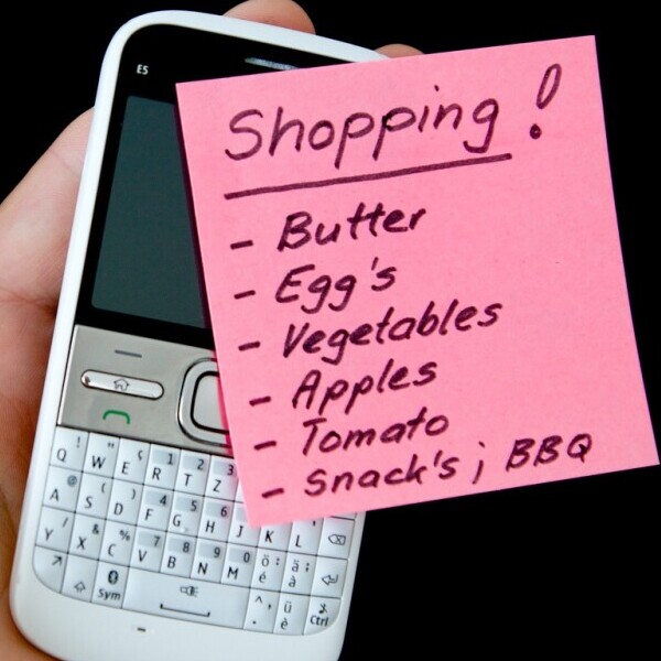 shopping list